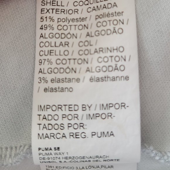 PUMA Women’s Fusion Cropped 7/8 Sweater Medium (Grey)- EUC - Picture 10 of 11